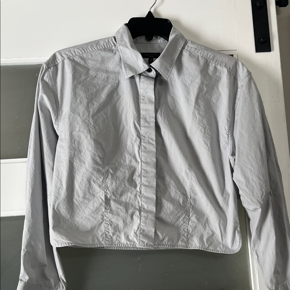 Rag & bone Marin cropped shirt